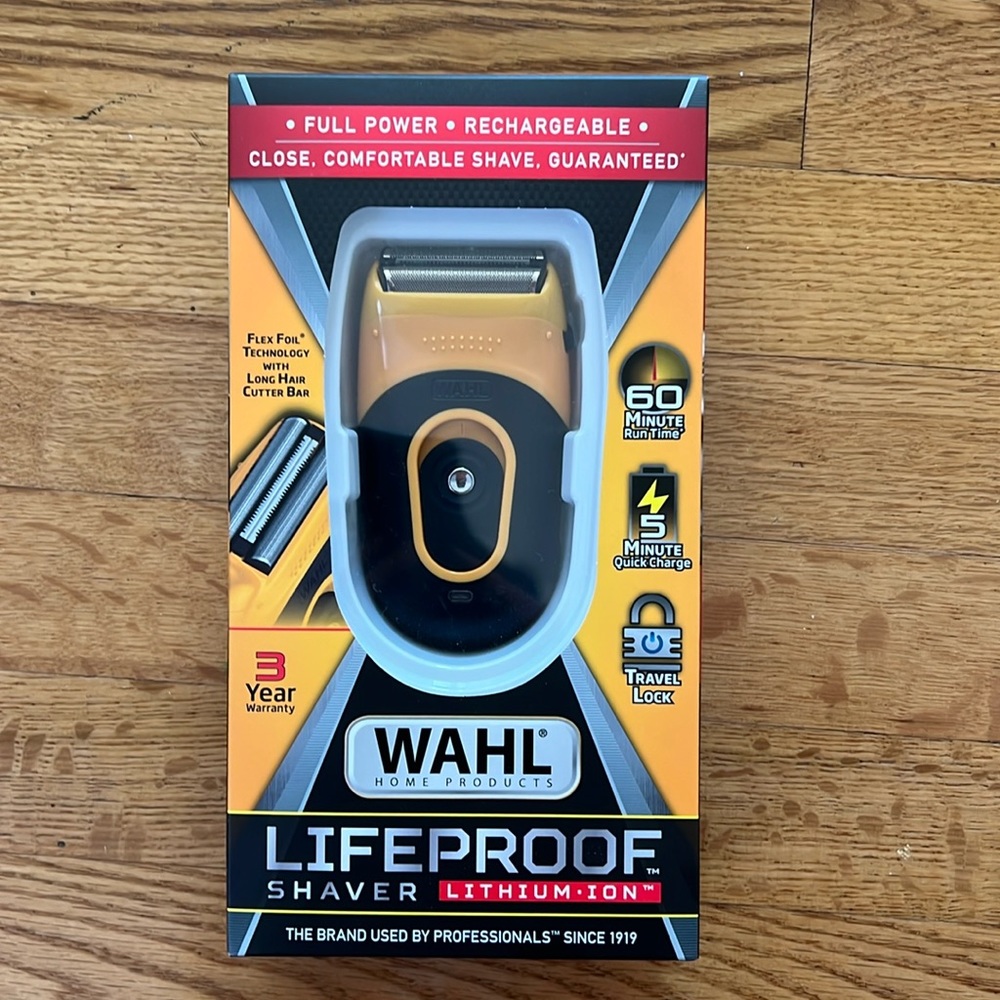 Wahl Lifeproof Lithium Ion Foul Shaver (BNIB)